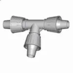 Trišakis D16xD16xD16 sujungimas kapiliariniam vamzdeliui (10 vnt)